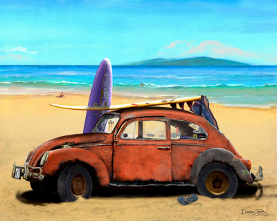  Volkswagen VW Beetle Bug Art Print Poster 