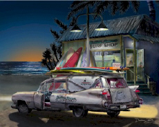  1959 Cadillac Caddy Hearse Surf Limo Beach Cruiser 